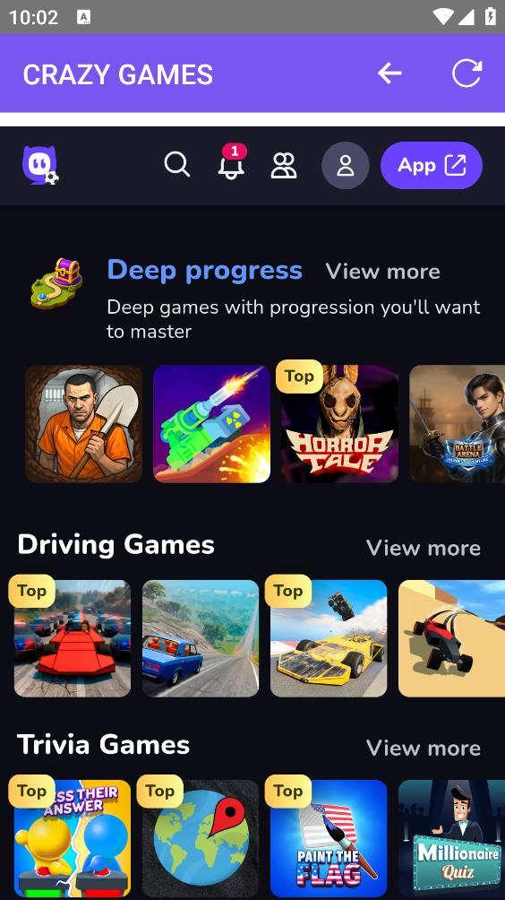 Crazy Games截图1