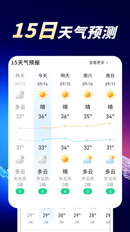 天气预报分秒报截图0