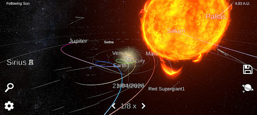 太阳系模拟器截图4