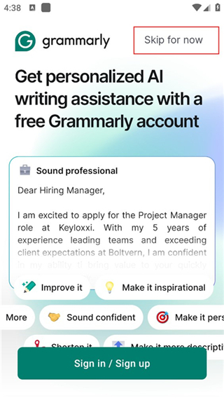 GrammarlyGO