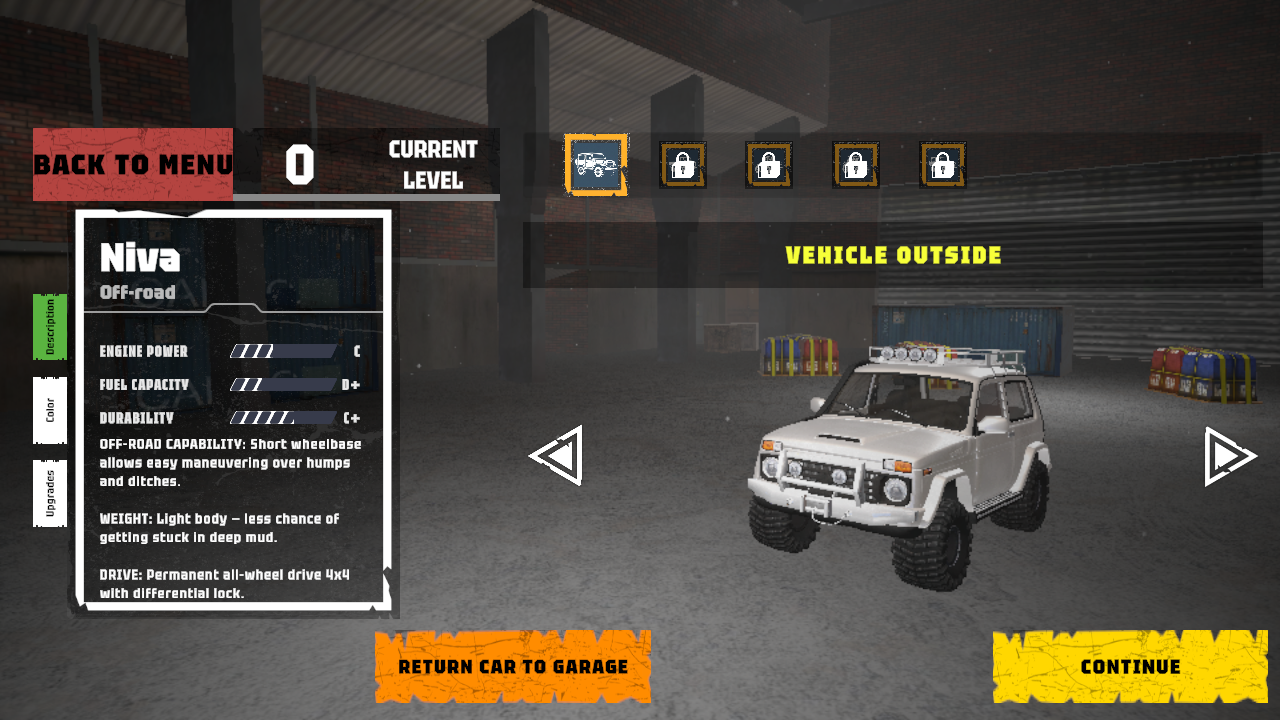 雪地泥泞越野车