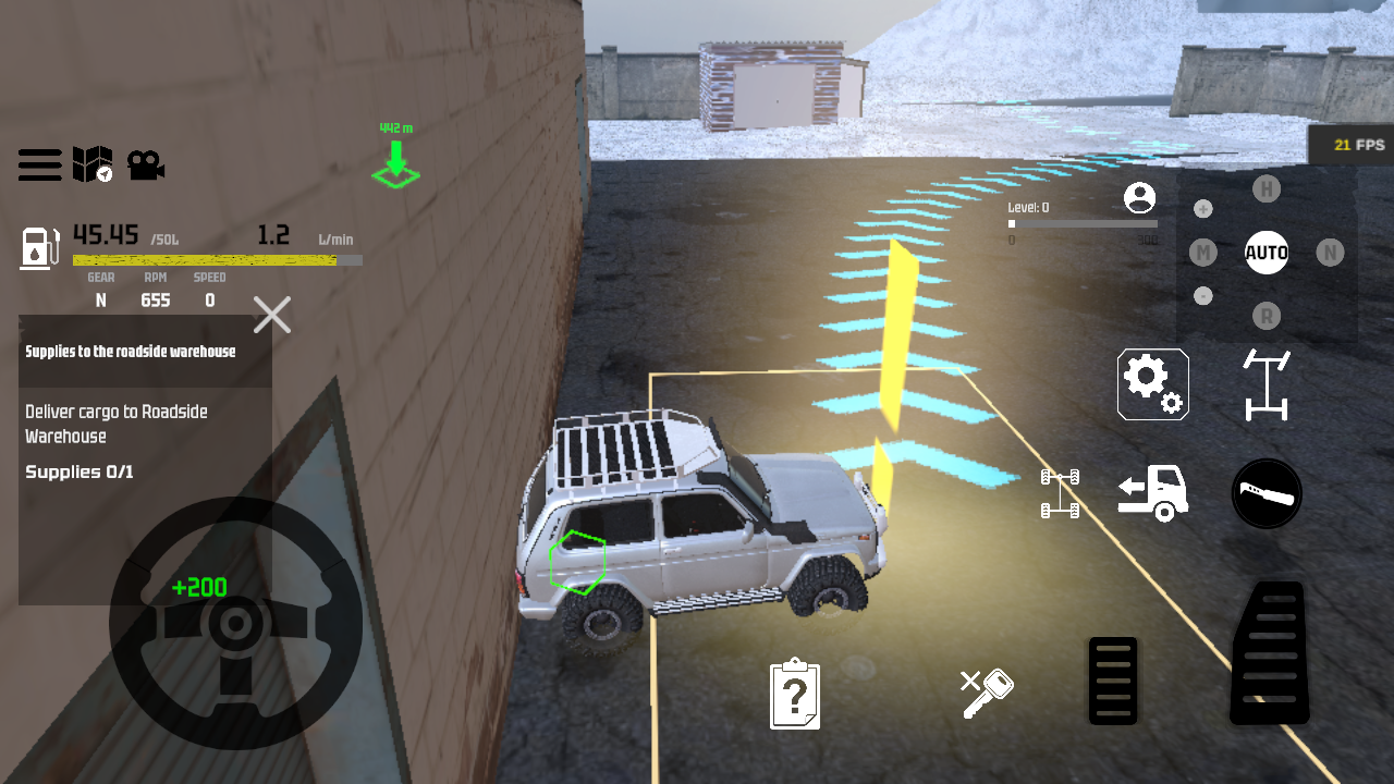 雪地泥泞越野车