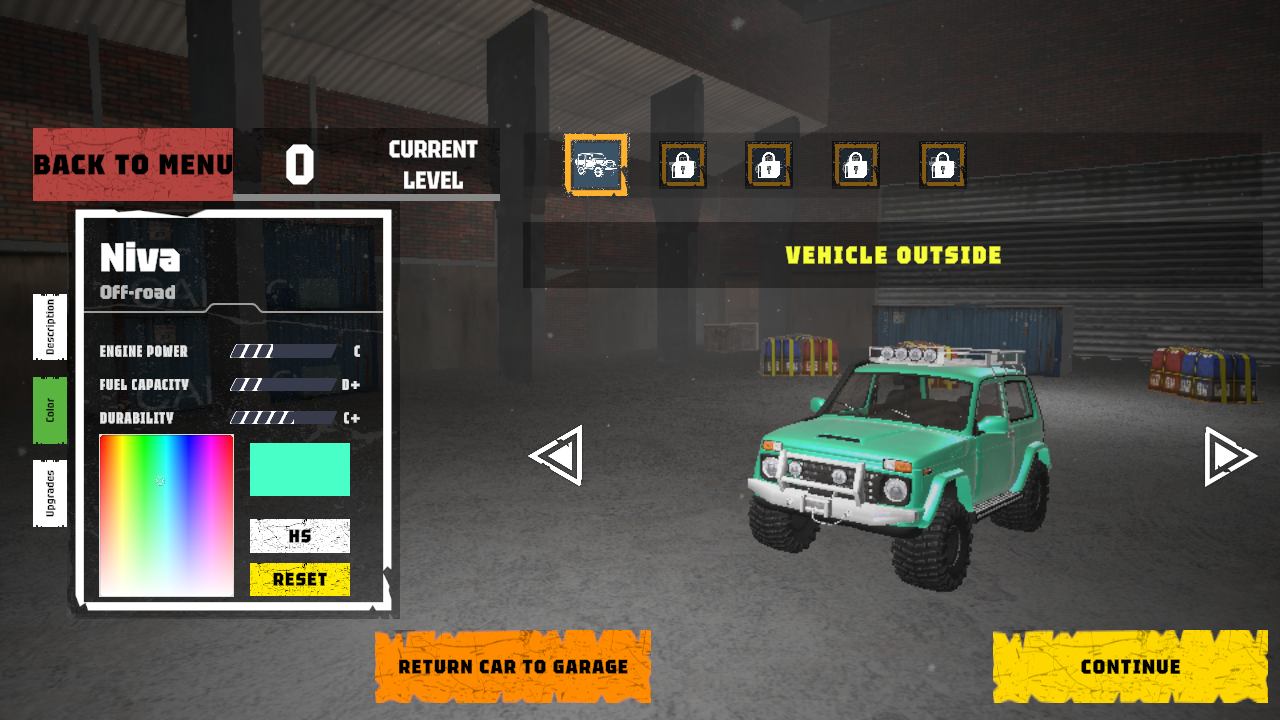 雪地泥泞越野车