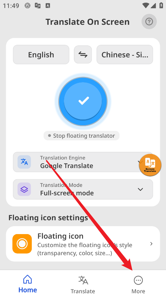 Screen Translate