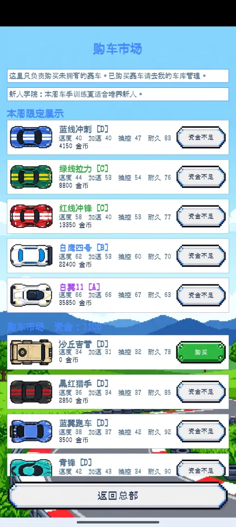 像素车队经理截图1