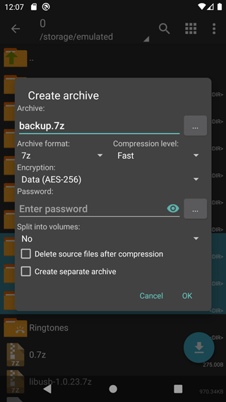 ZArchiverPro老版本截图3