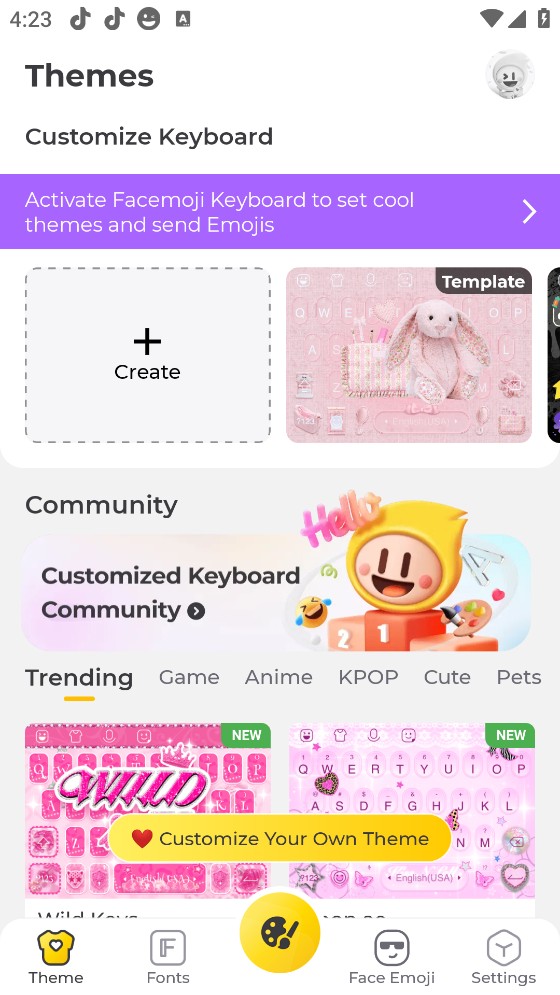 Facemoji输入法截图2