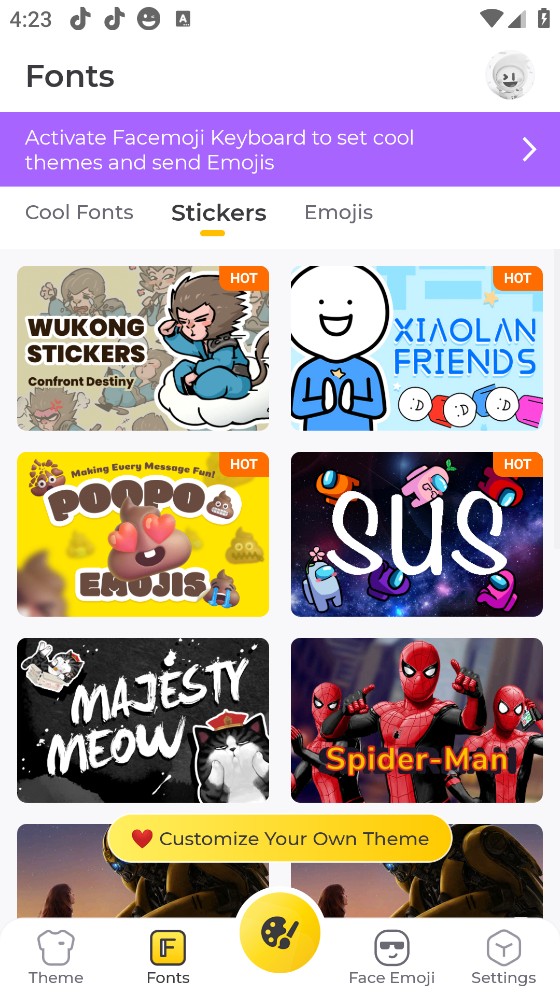 Facemoji输入法截图3